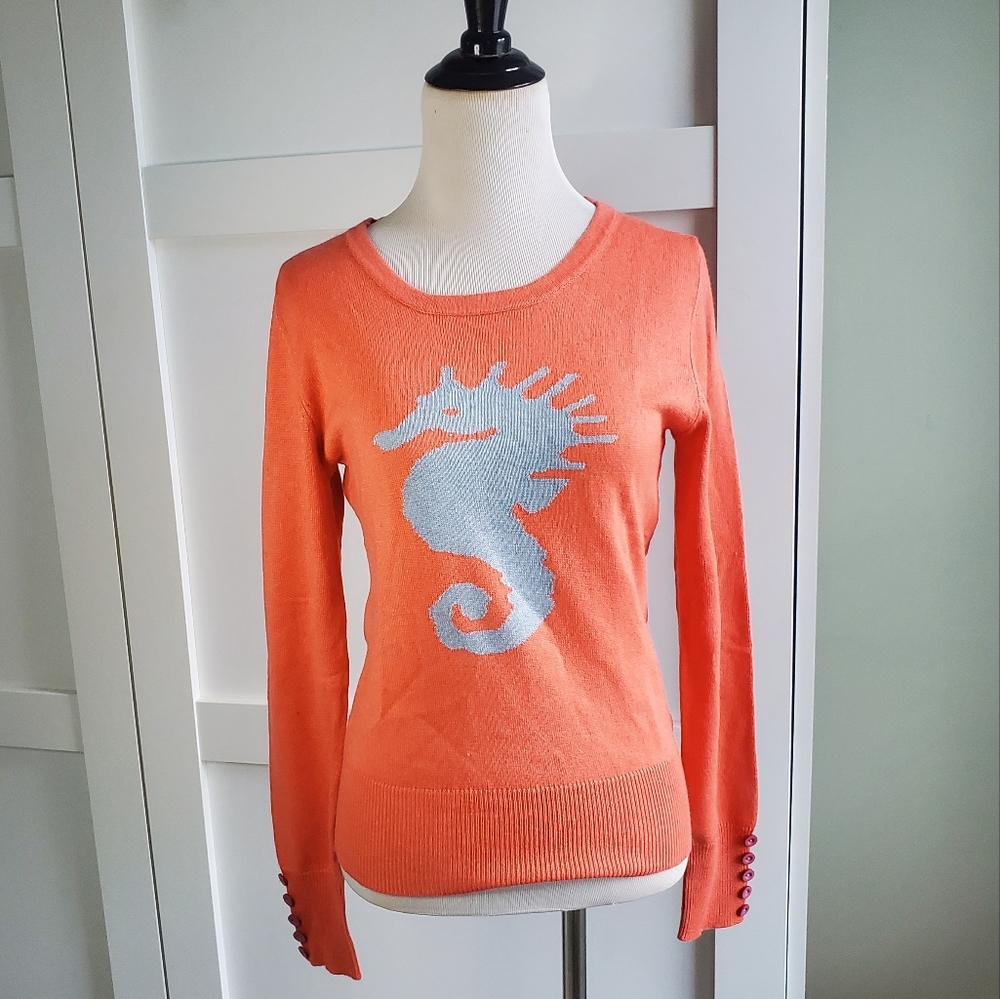 Lauren Gold,  Seahorse Sweater